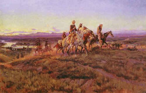 Charles M Russell Men of the Open Range